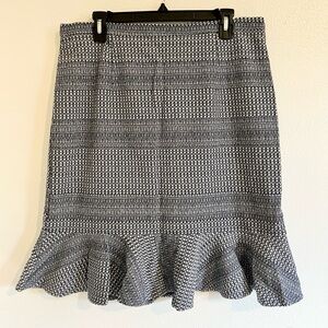 Banana Republic Blue and White Skirt